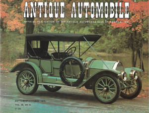 ANTIQUE AUTOMOBILE 1972 SEPT - '12 COLUMBIA, '33 PIERCE ARROW, PACKARD TRUCK